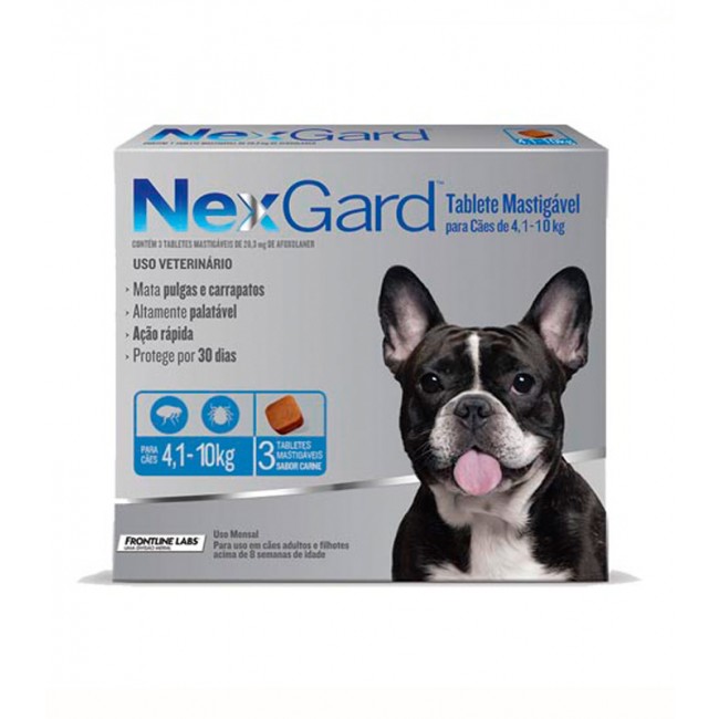 NexGard - Cães de 4,1-10kg